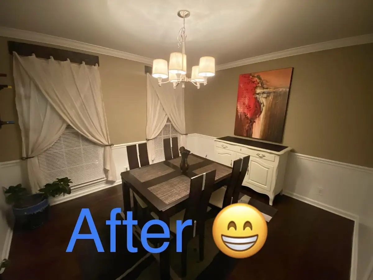 Professional dining room restoration after water damage in Rockingham